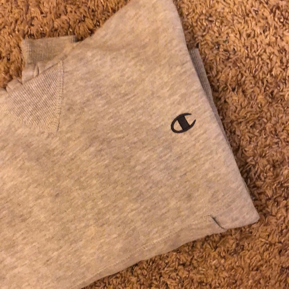 Gray champion sweatshirt